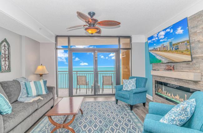 Stunning Double Balcony- Oceanfront 2 Bedroom, 2 Bath- Anderson Ocean Club 905 Миртл-Бич Экстерьер фото
