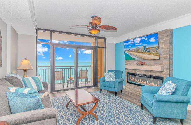 Stunning Double Balcony- Oceanfront 2 Bedroom, 2 Bath- Anderson Ocean Club 905 Миртл-Бич Экстерьер фото