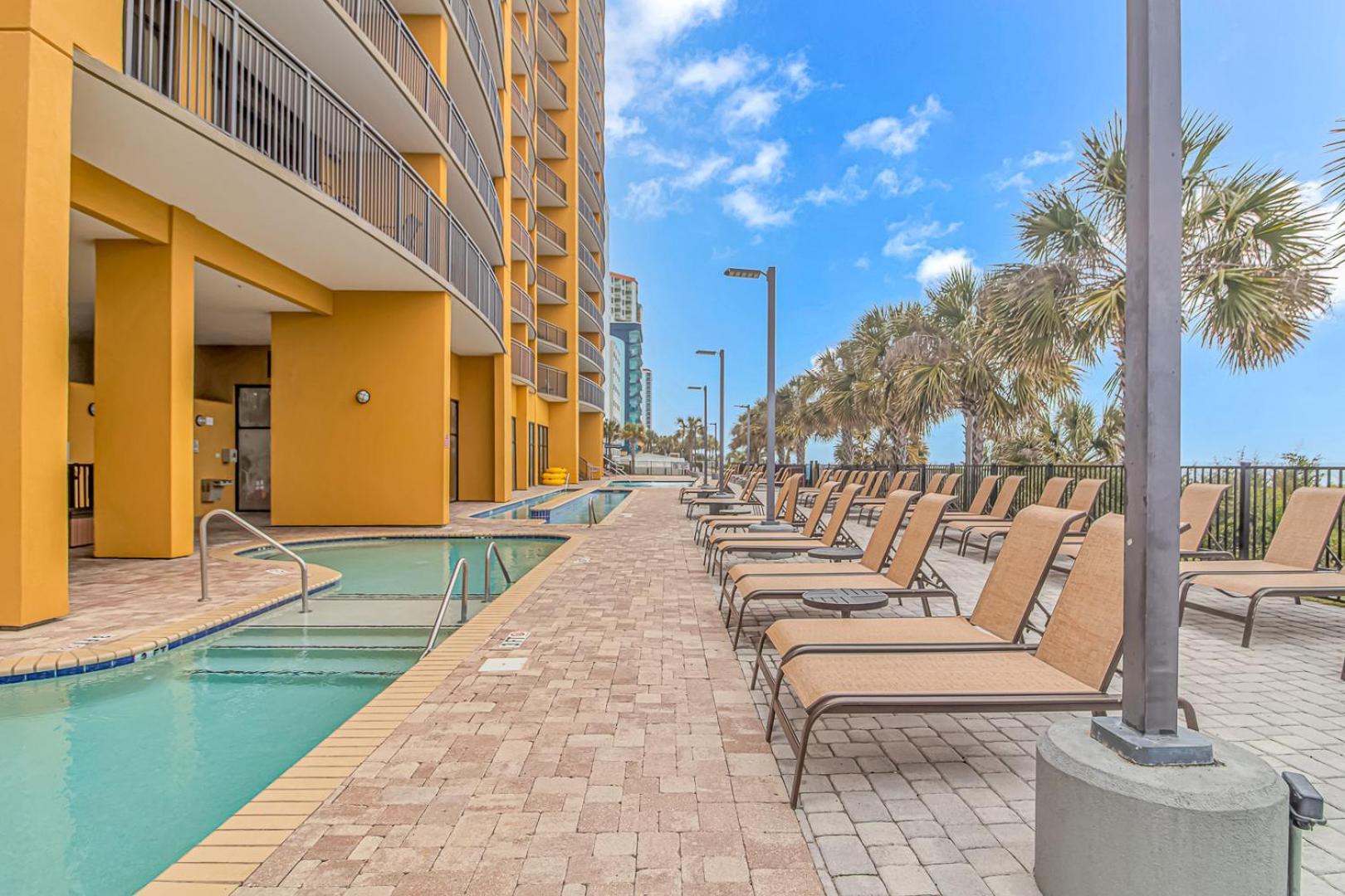 Stunning Double Balcony- Oceanfront 2 Bedroom, 2 Bath- Anderson Ocean Club 905 Миртл-Бич Экстерьер фото