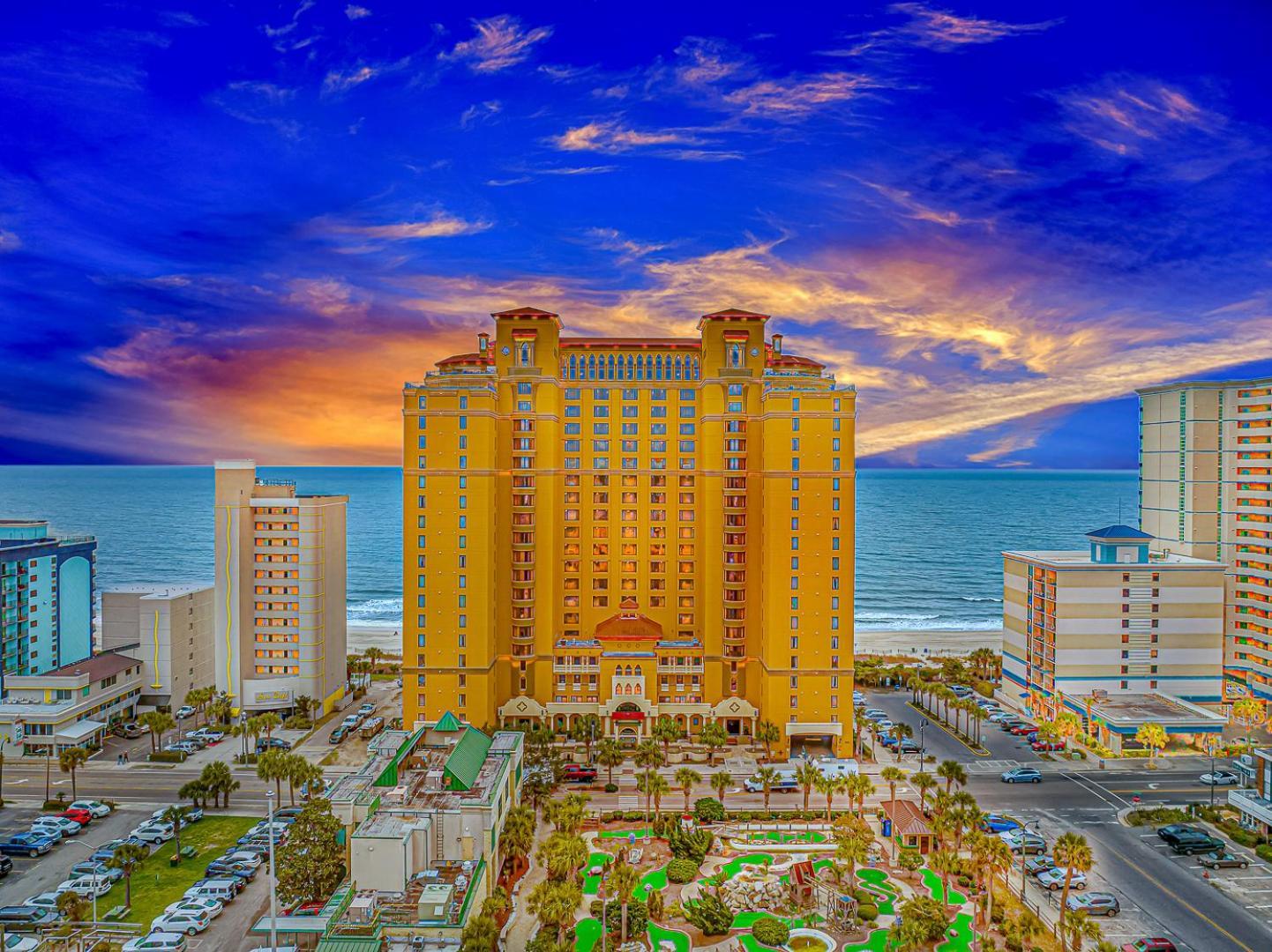 Stunning Double Balcony- Oceanfront 2 Bedroom, 2 Bath- Anderson Ocean Club 905 Миртл-Бич Экстерьер фото
