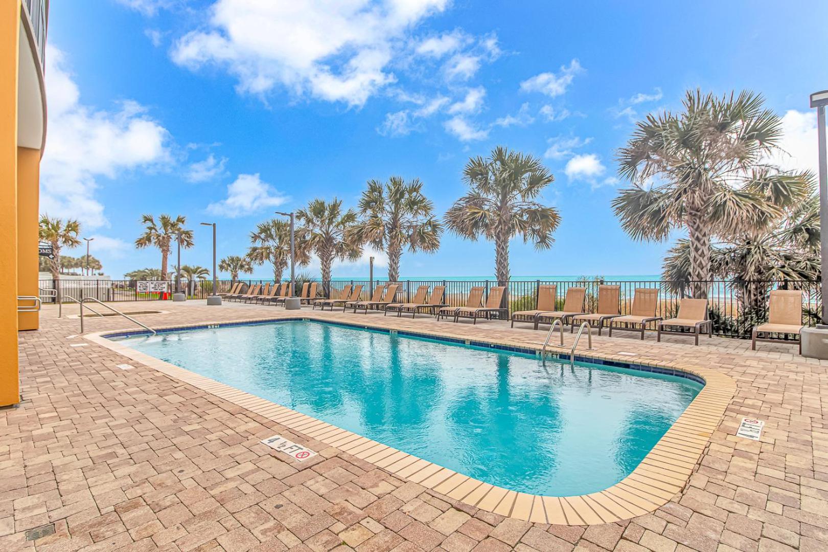 Stunning Double Balcony- Oceanfront 2 Bedroom, 2 Bath- Anderson Ocean Club 905 Миртл-Бич Экстерьер фото