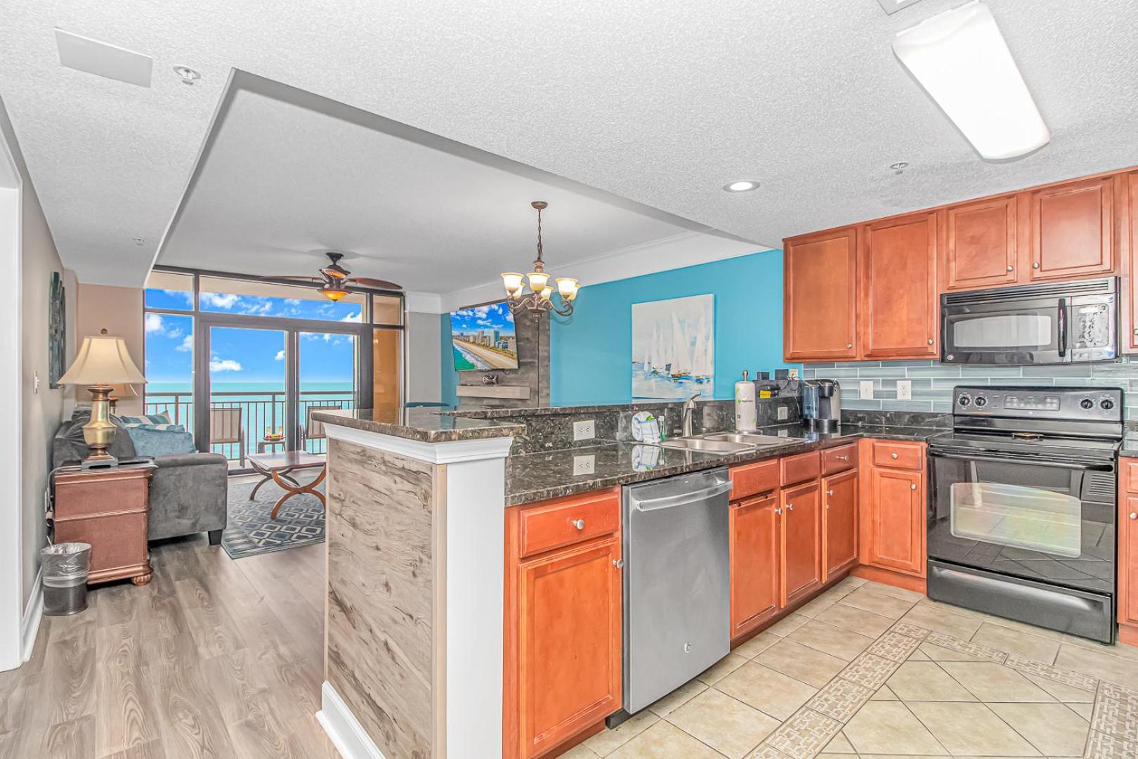 Stunning Double Balcony- Oceanfront 2 Bedroom, 2 Bath- Anderson Ocean Club 905 Миртл-Бич Экстерьер фото