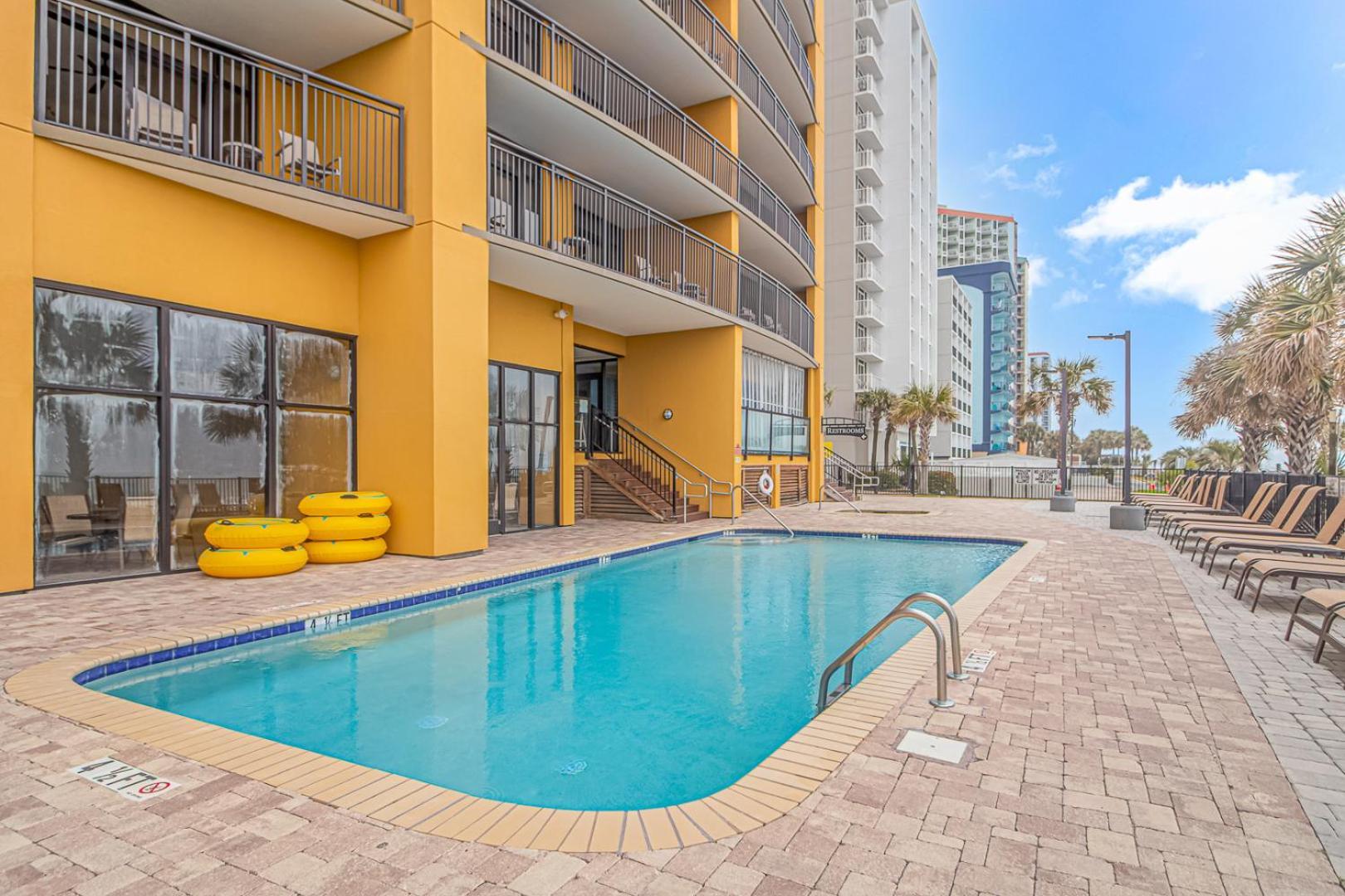 Stunning Double Balcony- Oceanfront 2 Bedroom, 2 Bath- Anderson Ocean Club 905 Миртл-Бич Экстерьер фото